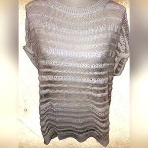 JONES NEW YORK Shelter Island OPEN WEAVE SWEATER